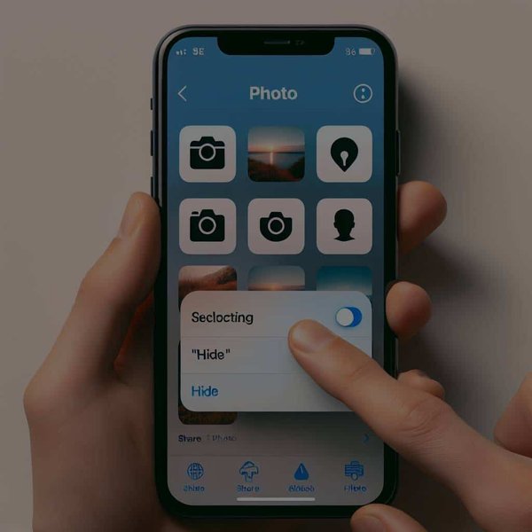 Comment masquer des photos sur iPhone ?